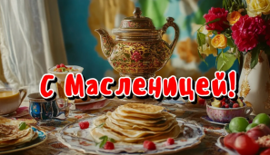 Масленица идёт — блин да мёд несёт!  1